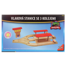 Vláčky Max - Vlaková stanice se 3 kolejemi