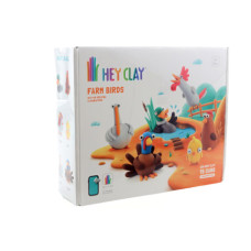 HEY CLAY Kreativní sada - Ptáci z farmy
