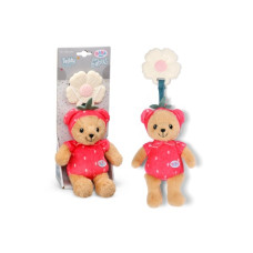 BABY born for babies Medvídek Teddy - jahůdka, 18 cm