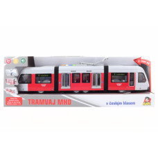 Tramvaj na setrvačník se světlem a hudbou český hlas