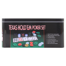 Set poker v plechovém boxu