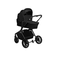 Lionelo Mika Plus 3v1 Black Onyx — Multifunkční kočárek s autosedačkou