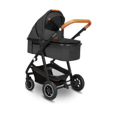 Lionelo Amber 3v1 Grey Graphite — Multifunkční kočárek s autosedačkou