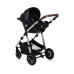 Lionelo Amber 3v1 Black Silver — Multifunkční kočárek s autosedačkou