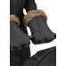 Lionelo Handmuff Black — Rukávníky ke kočárku