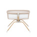 lionelo Malin Evo Beige Natural — Univerzální dětská postýlka s kolébkou