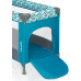 Lionelo Stefi Green Turquoise — Cestovní postýlka