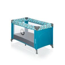 Lionelo Stefi Green Turquoise — Cestovní postýlka