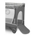 Lionelo Flower Grey Scandi — Cestovní postýlka