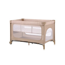 Lionelo Jasmin Easy Fold Beige Sand — Cestovní postýlka