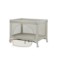 Lionelo Laura Beige Sand — Kompaktní cestovní postýlka