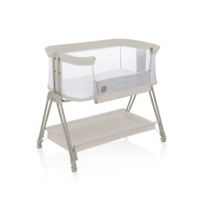Lionelo Luna Beige Sand — Přístavná postýlka 2v1