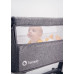 Lionelo Theo Dark Grey — Přístavná postýlka