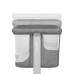 Lionelo Aurora Grey Concrete — Přístavná postýlka 3v1