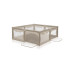 Lionelo Willow XL Beige Sand — Hrací ohrádka
