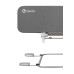 lionelo Lora Grey Stone — Zábrana na postel