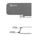 Lionelo Lora XL Grey Stone — Zábrana na postel