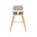 lionelo Koen Beige Sand — Jídelní židlička