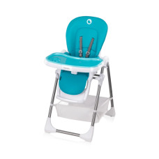 Lionelo Linn Plus Turquoise — Jídelní židlička