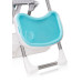 Lionelo Linn Plus Turquoise — Jídelní židlička