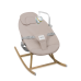 Lionelo Dalia Set Grey Stone Natural — ŽIdlička na krmení a Dětské houpátko