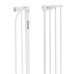 Lionelo Truus Slim LED White — schodová/dveřová zábrana