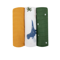 Lionelo Bamboo Set Dino — Bambusové pleny