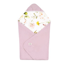 Lionelo Travel Swaddle Blanket Pink Flower — Zavinovačka do autosedačky