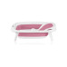 Lionelo BabyBubble Pink Magnolia — Skládací vanička s lehátkem