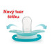 Canpol babies Dudlík 0-6m silikonový symetrický SO COOL tyrkysový