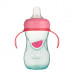Canpol babies Tréninkový hrneček se silikonovým pítkem a úchyty SO COOL 270ml Meloun