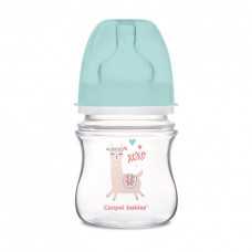 Canpol babies Antikoliková širokohrdlá lahev EXOTIC ANIMALS 120ml zelená