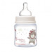 Canpol babies Lahev se širokým hrdlem BONJOUR PARIS 120ml růžová