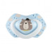 Canpol babies Set symetrických silikonových dudlíků Light touch 0-6m BONJOUR PARIS modrý