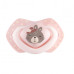 Canpol babies Set symetrických silikonových dudlíků Light touch 0-6m BONJOUR PARIS růžový