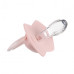 Canpol babies Set symetrických silikonových dudlíků Light touch 6-18m BONJOUR PARIS růžový