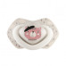 Canpol babies Set symetrických silikonových dudlíků Light touch 18m+ BONJOUR PARIS růžový
