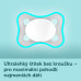 Canpol babies Set symetrických silikonových MINI dudlíků 0-2m SLEEPY KOALA šedý
