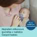 Canpol babies Set symetrických silikonových dudlíků Light touch 0-6m PURE COLOR modrý