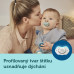 Canpol babies Set symetrických silikonových dudlíků Light touch 6-18m PURE COLOR zelený