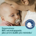 Canpol babies Set symetrických silikonových dudlíků Light touch 18m+ SLEEPY KOALA modrý