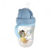 Canpol babies Nevylévací hrneček se slámkou a závažím 270ml BONJOUR PARIS modrý