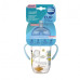 Canpol babies Nevylévací hrneček se slámkou a závažím 270ml BONJOUR PARIS modrý