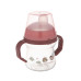 Canpol babies Hrneček se silikonovým pítkem FirstCup BONJOUR PARIS 150ml růžový