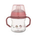 Canpol babies Hrneček se silikonovým pítkem FirstCup BONJOUR PARIS 150ml růžový