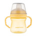 Canpol babies Hrneček se silikonovým pítkem FirstCup 150ml žlutý