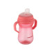 Canpol babies Hrneček se silikonovým pítkem FirstCup 250ml růžový