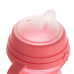 Canpol babies Hrneček se silikonovým pítkem FirstCup 250ml růžový