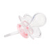 Canpol babies Dudlík 6-18m silikonový třešinka NEWBORN BABY