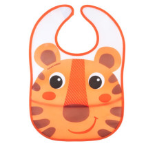 Canpol babies Bryndák s kapsou HELLO LITTLE oranžový